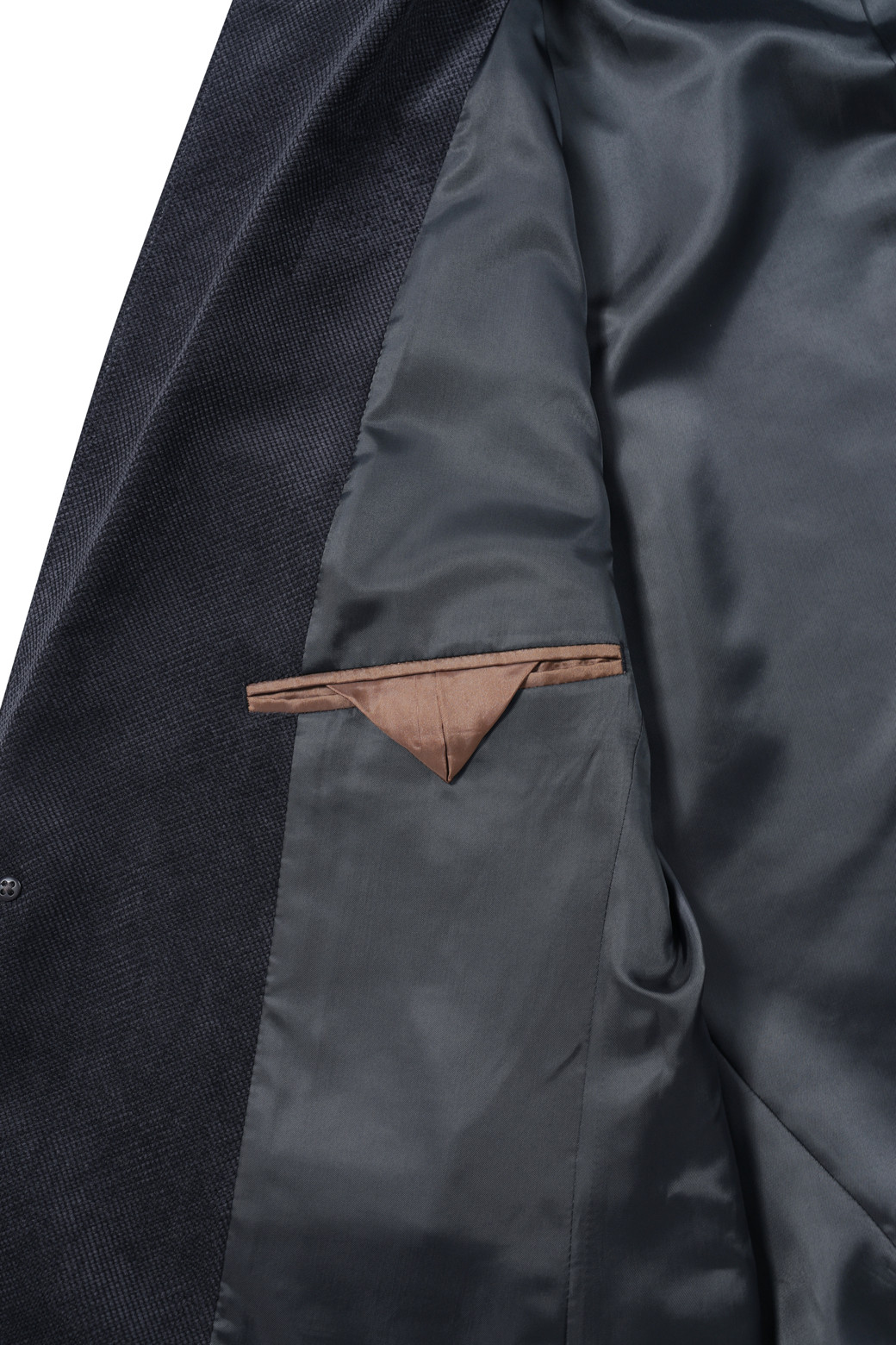 BRENTWOOD - 수트/블레이저자켓 - 미니멀 조직 솔리드 자켓