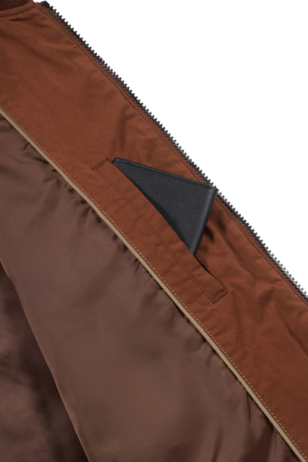 BRENTWOOD - 블루종/점퍼 - 가먼트워싱 보머 점퍼