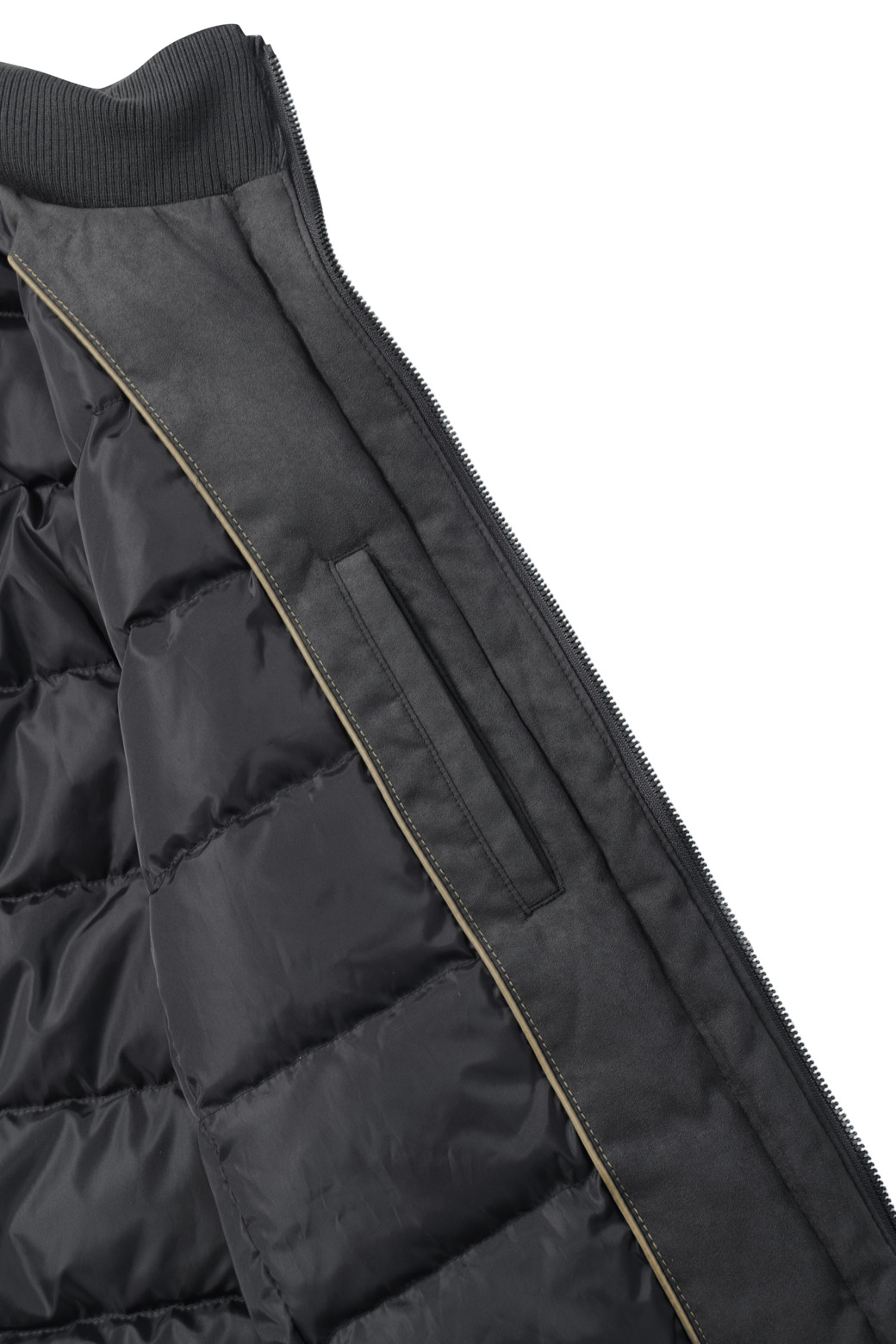 BRENTWOOD - 다운/패딩 - 스웨이드 다운 블루종