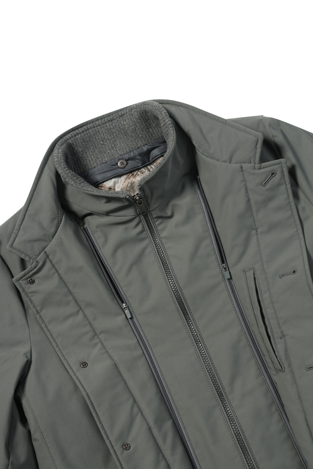 BRENTWOOD - 다운/패딩 - [브릿지포트] 비즈 다운 자파리