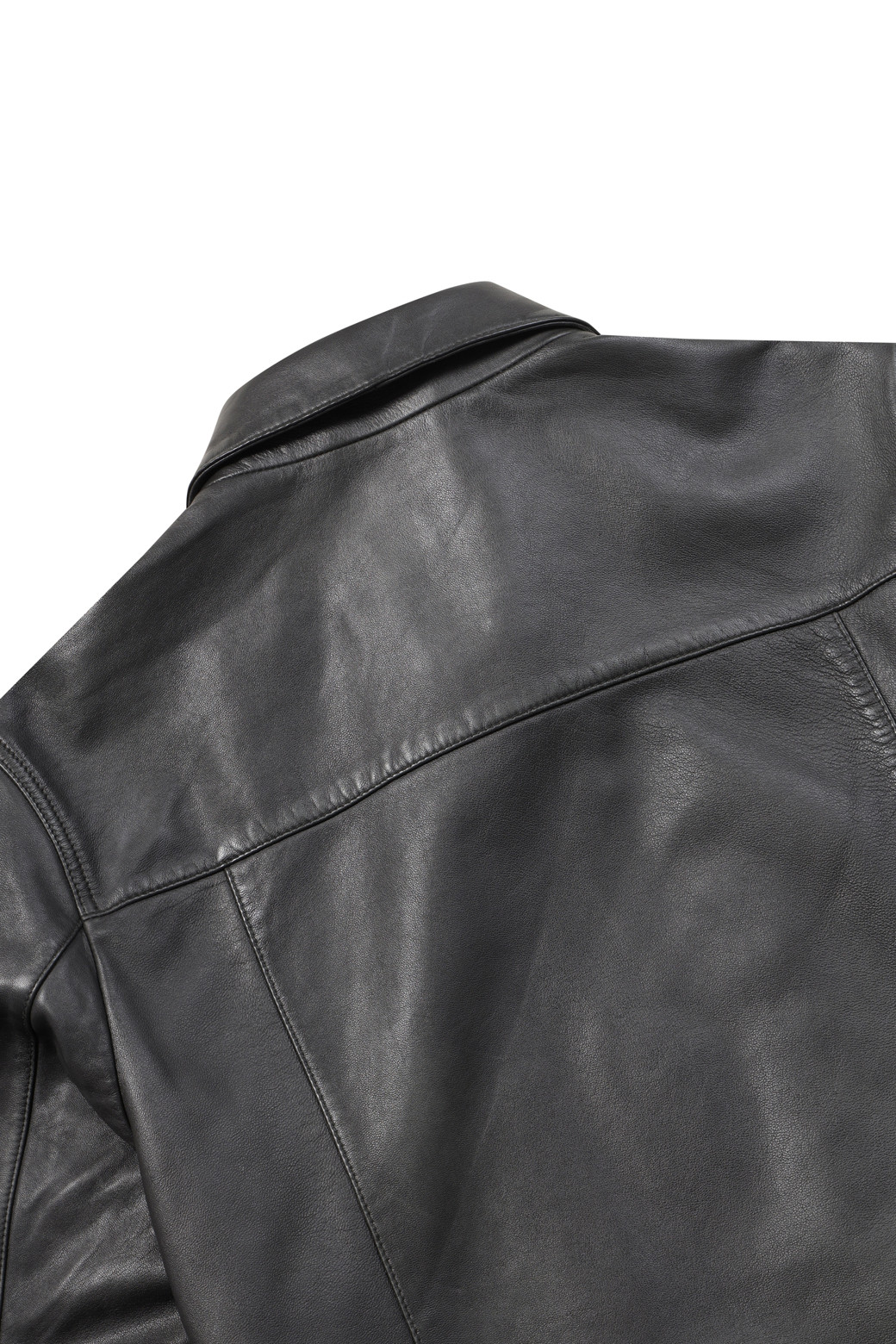 BRENTWOOD - 블루종/점퍼 - [볼더레더] 세미베지터블 양가죽 트러커