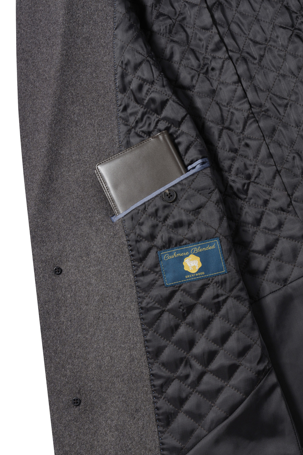 BRENTWOOD - 코트 - 울/캐시미어 블렌디드 싱글 코트