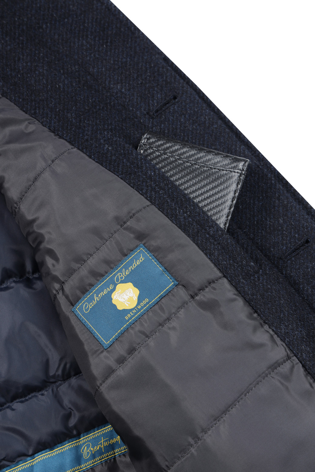 BRENTWOOD - 코트 - 칼라 FUR 울/캐시미어 블렌디드 코트