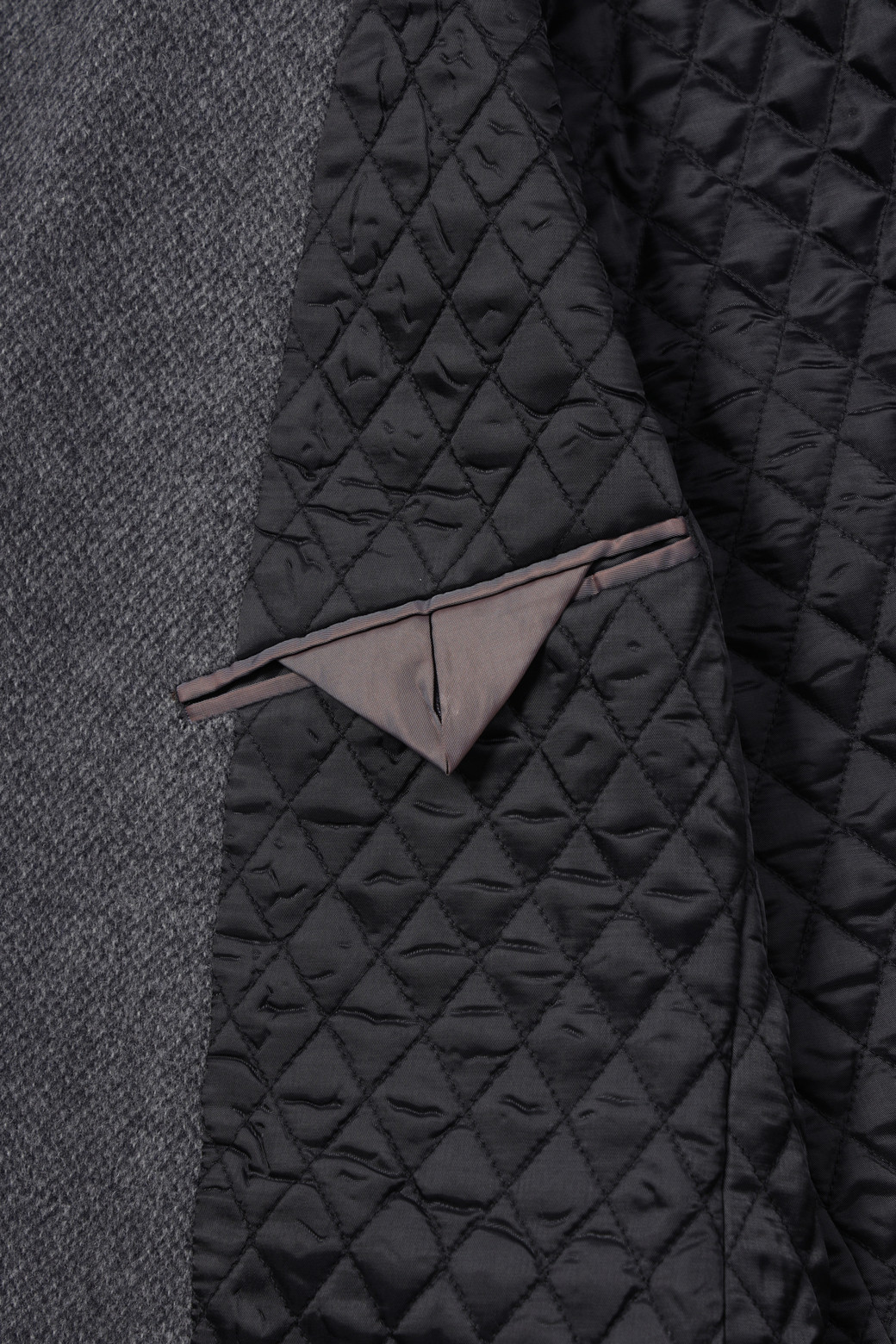 BRENTWOOD - 수트/블레이저자켓 - 울캐시미어 브러쉬드 퀼팅 자켓