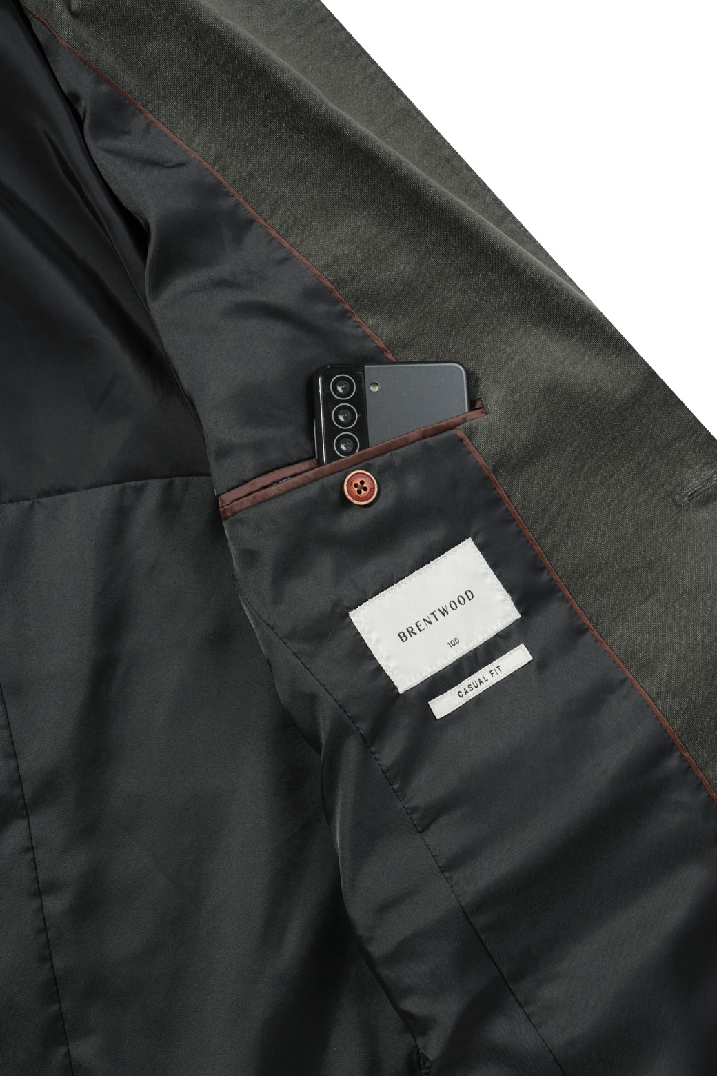 BRENTWOOD - 수트/블레이저자켓 - [코지] 솔리드 코튼 워싱 자켓 (SET-UP)