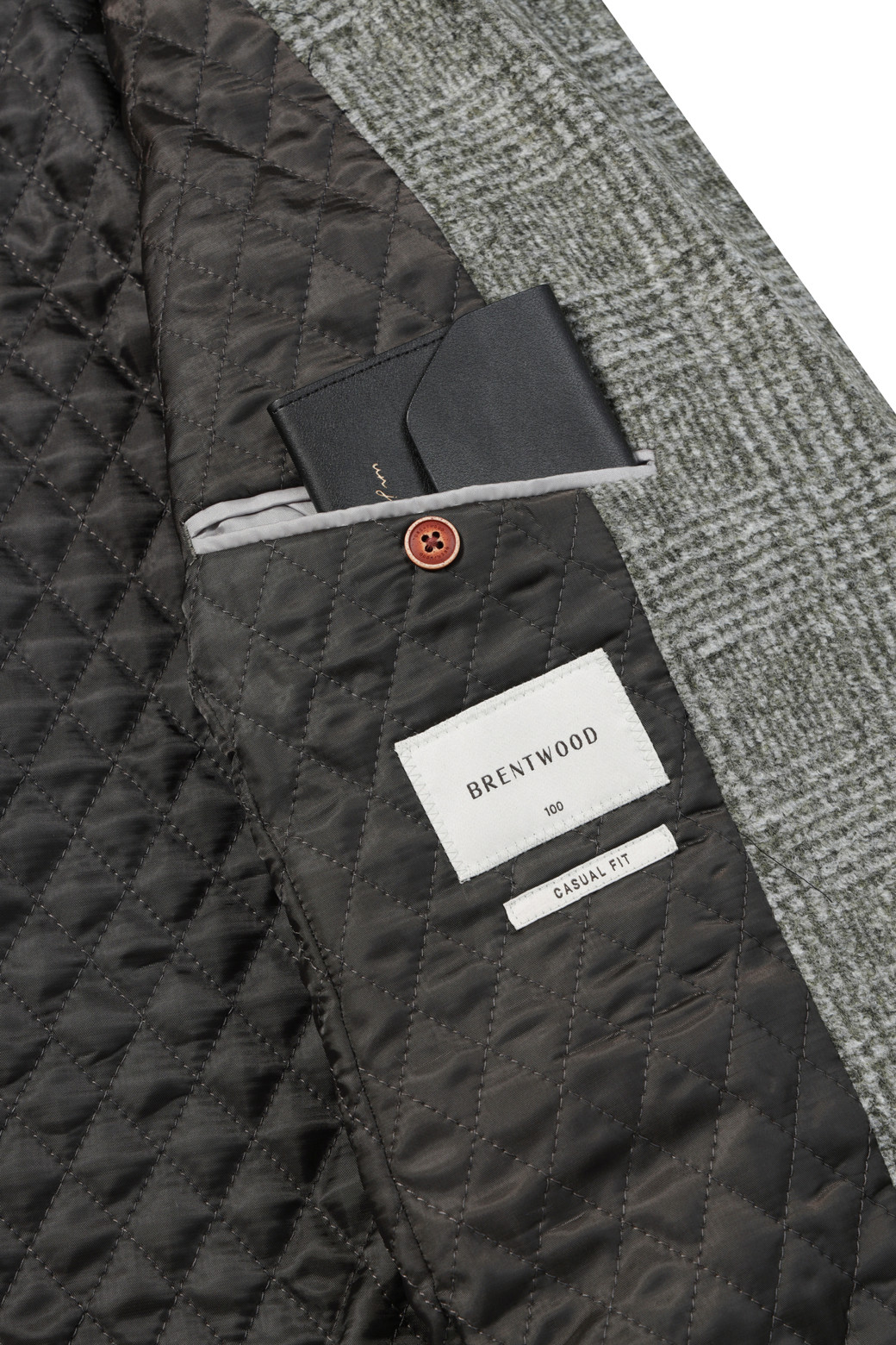 BRENTWOOD - 수트/블레이저자켓 - 울저지 글렌체크 자켓