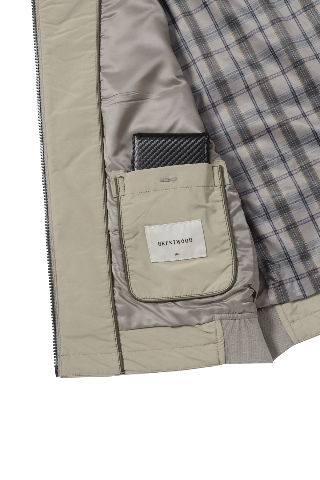 BRENTWOOD - 블루종/점퍼 - 미니멀 해링턴 점퍼