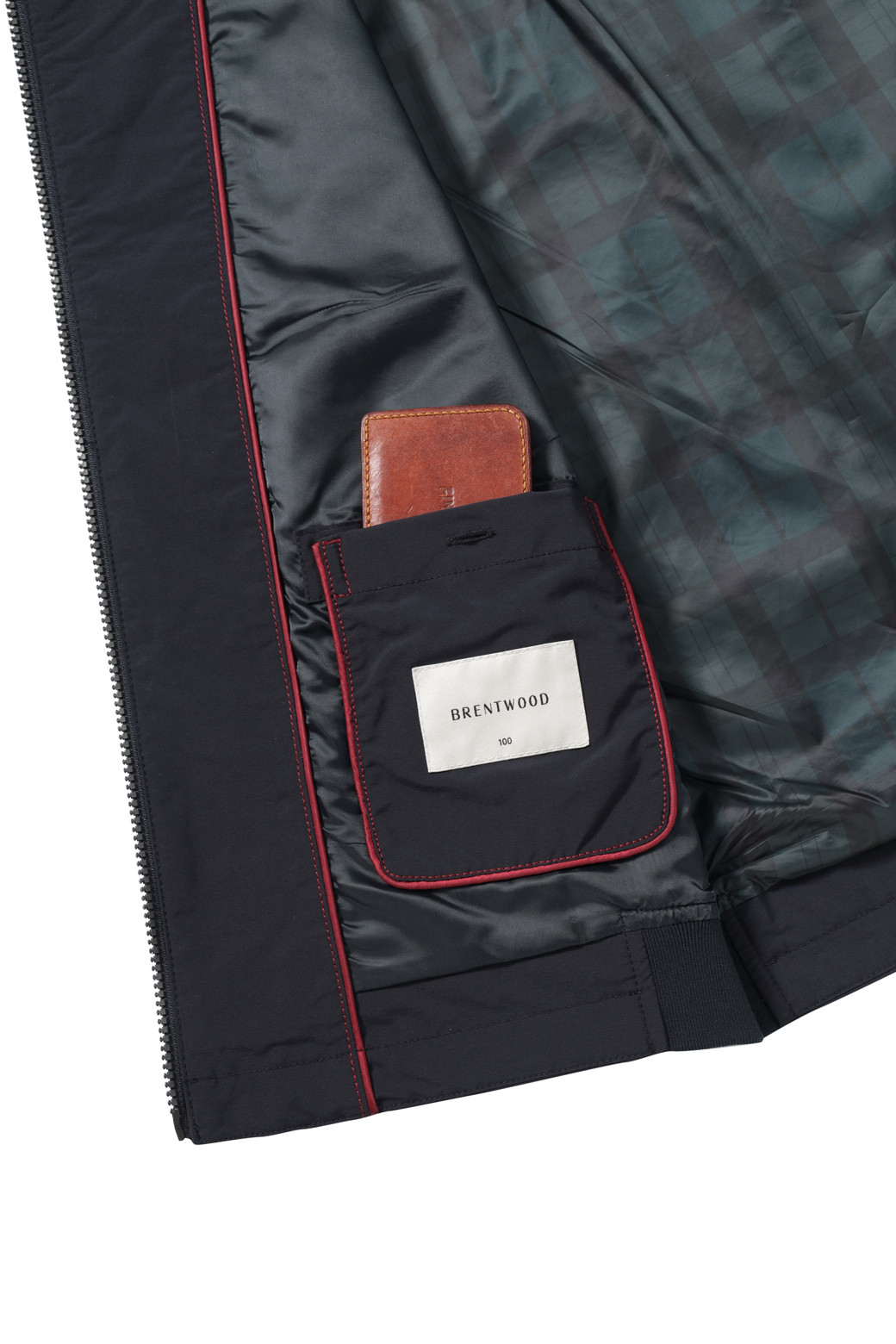 BRENTWOOD - 블루종/점퍼 - 미니멀 해링턴 점퍼