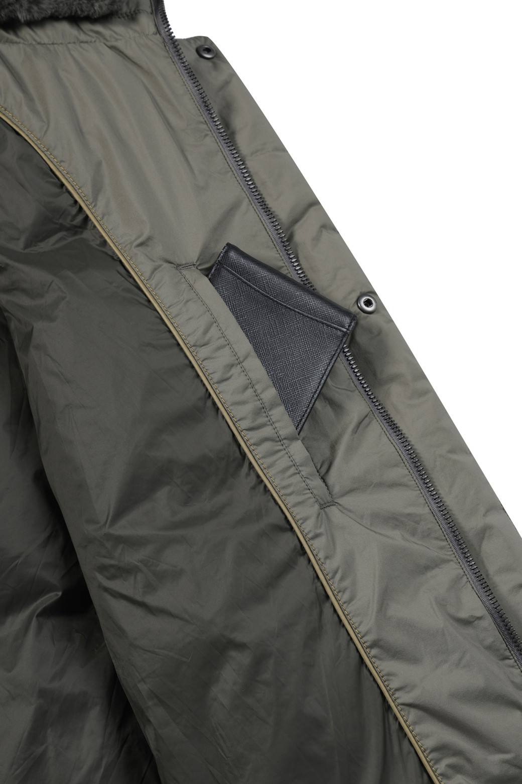 BRENTWOOD - 다운/패딩 - [에어다운] 칼라 FUR 다운 점퍼