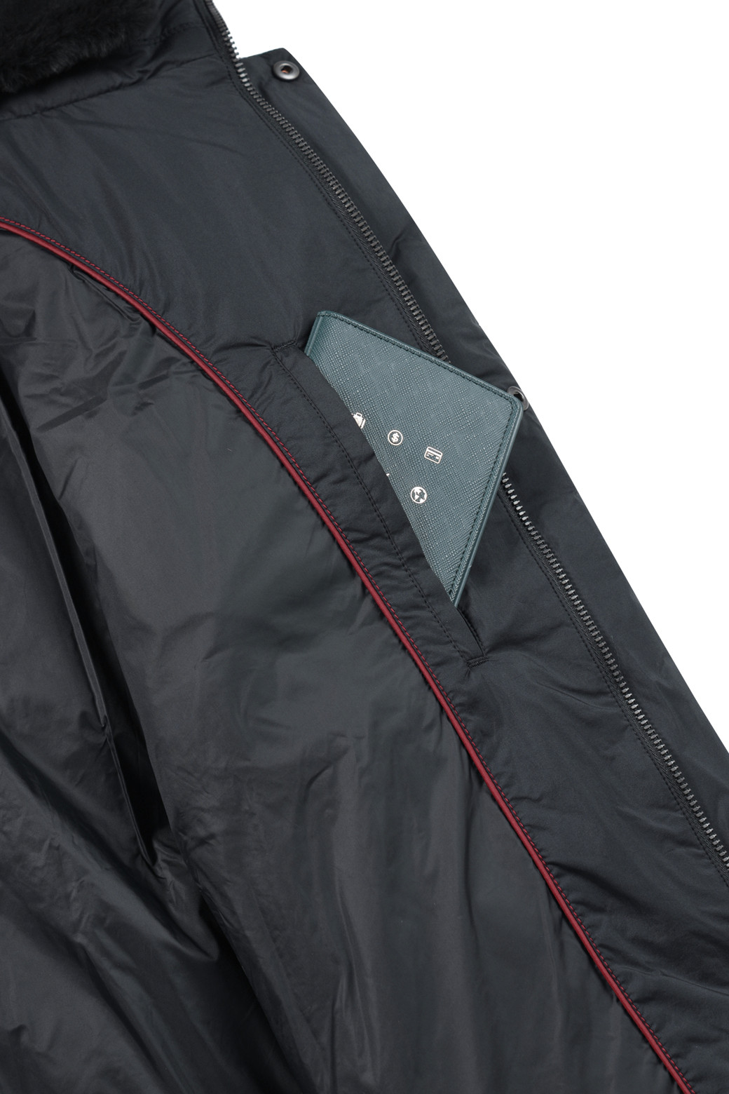 BRENTWOOD - 다운/패딩 - [에어다운] 칼라 FUR 다운 점퍼