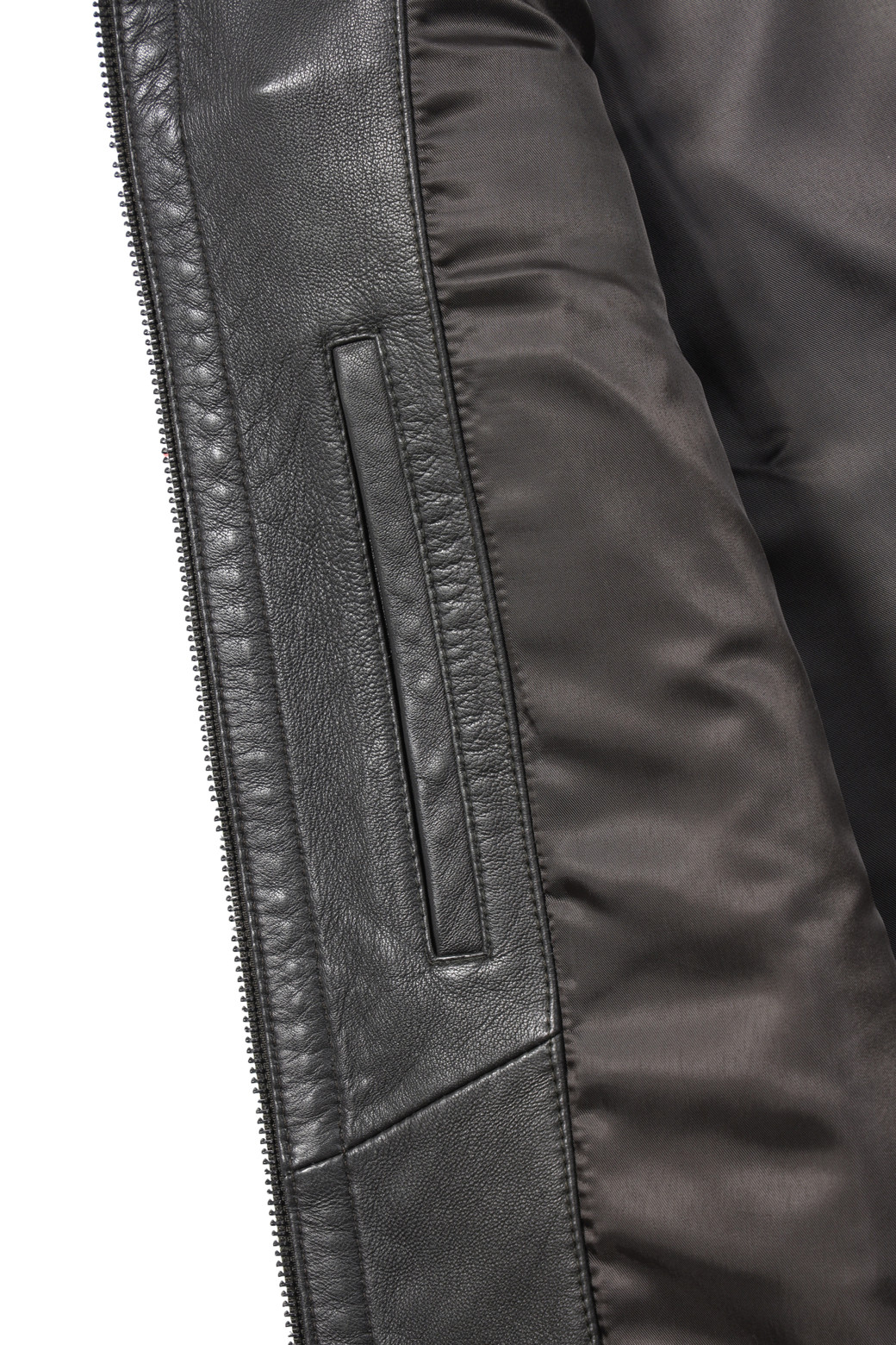 BRENTWOOD - 블루종/점퍼 - [볼더레더] 세미베지터블 양가죽 트러커