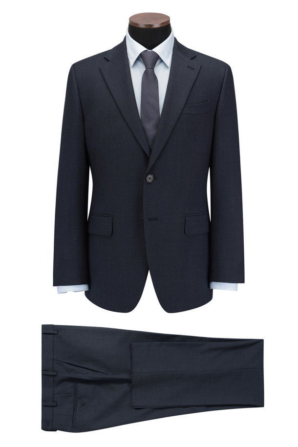 BRENTWOOD - 수트 - 울블렌디드 멜란지 클래식 슈트