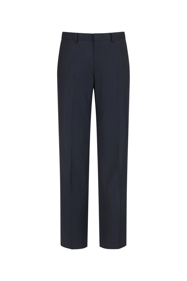 [셀렉션] 170수 울100 클래식 슈트 팬츠는 남성 정장 및 예복에 적합한 바지입니다. 가을에 착용하기 좋으며, 170수 울 100% 원단으로 제작되어 얇고 고급스러운 착용감을 선사합니다. 네이비 컬러에 마이크로 패턴이 더해져 클래식하고 세련된 스타일을 연출하며, 블루/네이비 투톤 컬러감과 은은한 광택이 특징입니다. 레귤러핏으로 제작되었으며, 전체 안감과 조절 마이깡을 갖춰 편안한 착용감을 제공합니다. 오피스룩, 회의룩, 상견례룩 등 격식 있는 자리에 잘 어울리는 미니멀하고 클래식한 디자인의 팬츠입니다.
