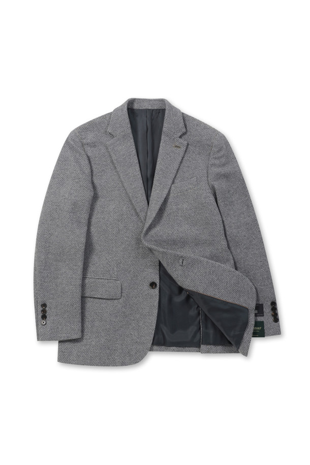 [셀렉션] 울블렌디드 투톤 조직 재킷은 초겨울, 오피스룩, 비즈니스 캐주얼, 모임룩에 어울리는 클래식하고 미니멀한 스타일의 자켓입니다. 레귤러핏으로 제작되었으며, 울 소재에 그레이 컬러의 투톤 조직으로 세련된 느낌을 더했습니다. 테일러드 코트 타입에 투버튼 여밈 방식이며, 전체 안감, 사이드벤트, 플랩포켓, 부토니에 장식, 소뿔 단추, 골드 스티치 디테일이 돋보입니다. 긴 소매 기장의 레귤러 기장으로, 시크한 스타일을 연출하기 좋습니다.
