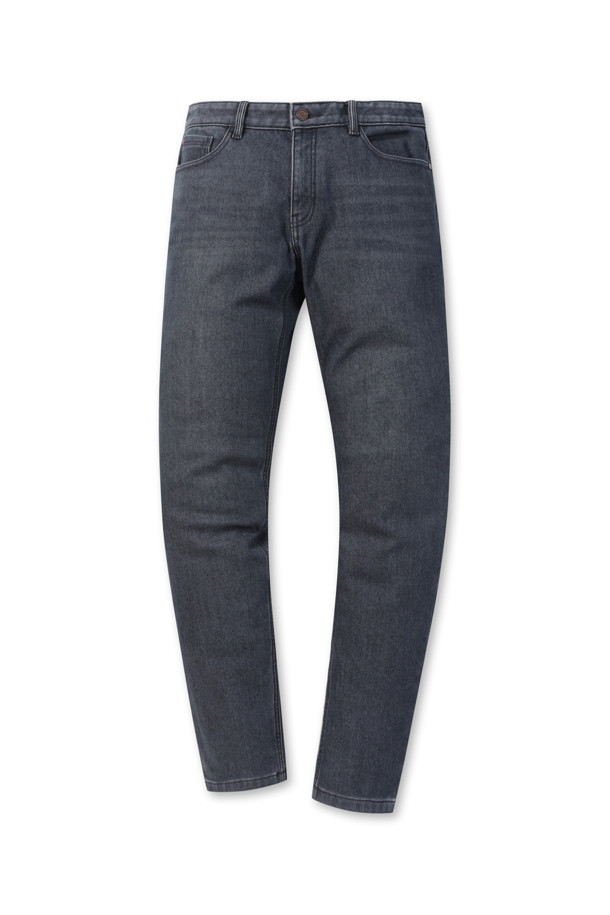 **스탠다드핏 그레이 본딩 데님**은 겨울철 따뜻하게 착용할 수 있는 데님 팬츠입니다. 베이직한 스타일로 캐주얼, 클래식, 미니멀 룩에 모두 잘 어울립니다. 브러쉬 패턴의 그레이 컬러 데님으로 스탠다드핏을 제공하며, 두꺼운 두께감과 본딩 안감으로 보온성을 높였습니다. 스판 소재를 사용하여 활동성을 더했으며, 겨울 데일리룩에 적합한 아이템입니다.
