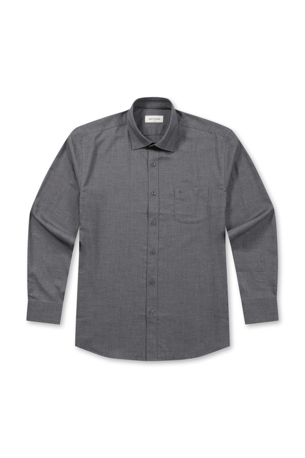 멜란지 컬러의 레귤러핏 뱀부 블렌디드 드레스셔츠입니다. 부드러운 촉감의 뱀부 혼방 소재로 제작되어 편안한 착용감을 선사하며, 일상, 오피스룩, 비즈니스 캐주얼, 모임룩 등 다양한 TPO에 활용하기 좋습니다. 클래식과 미니멀 스타일을 동시에 만족시키는 디자인으로, 가을 시즌에 적합합니다. 히든스냅 다운 네크라인과 긴소매, 마이크로 패턴, 왼쪽 가슴 주머니 디테일이 돋보이며, 굴림 커프스단 2버튼과 데오도란트 테이프를 적용하여 실용성을 더했습니다. 소취 기능과 보통의 신축성, 비침 없는 디자인으로 완성도를 높였습니다.
