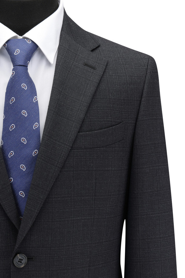 BRENTWOOD - 수트 - 울블렌디드 글렌체크 클래식 슈트