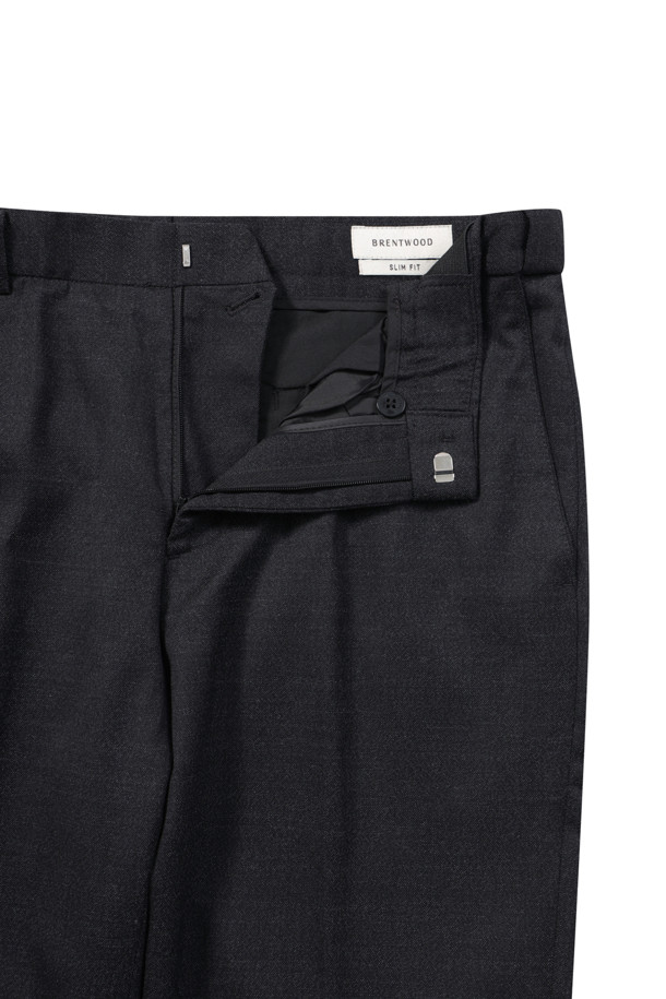 BRENTWOOD - 수트 - [액션슈트] 울블렌디드 다크그레이 슬림 슈트