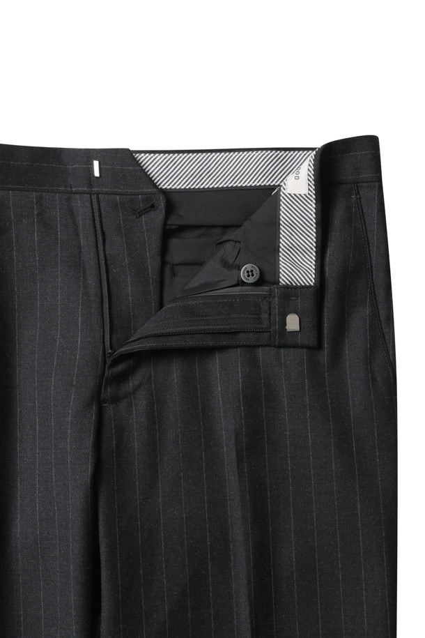 BRENTWOOD - 수트 - 울블렌디드 스트라이프 슬림 슈트