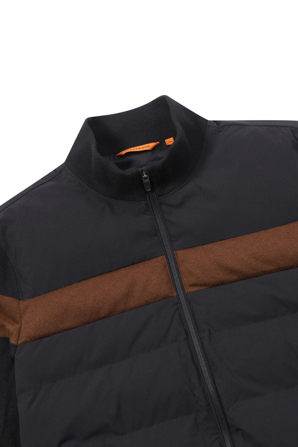 [라이프 퍼포먼스] 니트 배색 방풍 점퍼는 초겨울 일상과 출근, 산책룩에 활용하기 좋은 아우터입니다. 블랙과 브라운 두 가지 색상으로 출시되었으며, 스포티하고 캐주얼한 스타일을 연출합니다. 퀼팅 패턴의 레귤러핏 점퍼로, 우븐 원단과 니트 소매의 배색이 특징입니다. 몸판에는 충전재가 내장되어 보온성을 높였으며, 소매 안쪽 방풍 안감과 등판 실키 스트레치 안감으로 착용감을 개선했습니다. 히든스냅 사이드포켓과 좋은 신축성으로 편안함을 더한 약간 두꺼운 두께의 집업 점퍼입니다.
