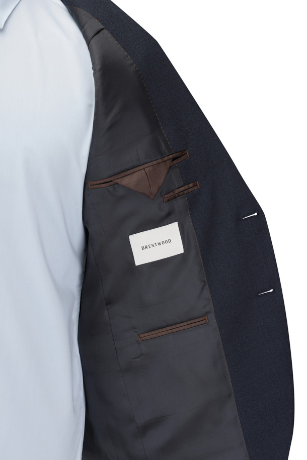BRENTWOOD - 수트 - 울블렌디드 멜란지 클래식 슈트