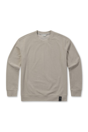 [페트리코] 웨일 조직 스웻셔츠