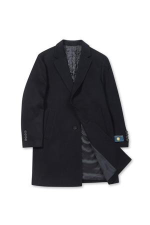 울/캐시미어 블렌디드 싱글 코트