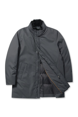 [셀렉션] 칼라 FUR 비즈 다운 코트