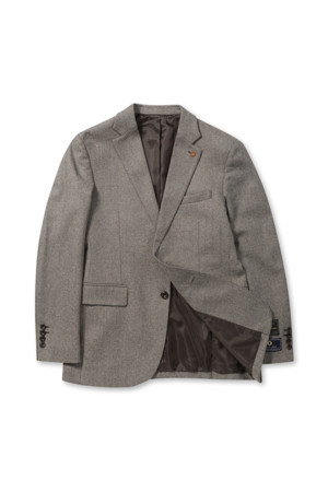 [블레이저클럽] 울캐시미어 헤링본 자켓