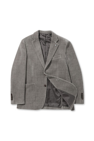 변형 조직 셔닐 자켓