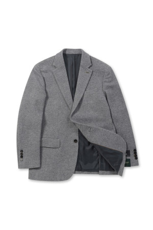 [셀렉션] 울블렌디드 투톤 조직 자켓