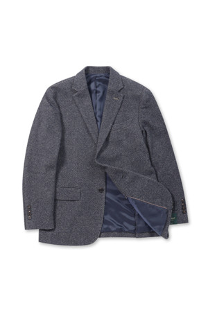 [셀렉션] 울블렌디드 투톤 조직 자켓