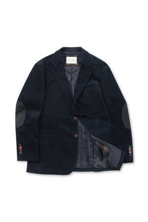 [헌팅자켓] 투톤 하운드투스 헌팅 자켓