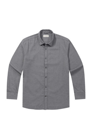 솔리드 코튼 캐주얼셔츠