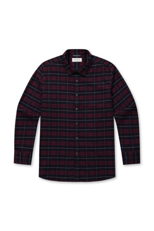 레드 멀티체크 캐주얼셔츠