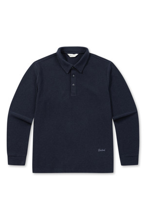 기모 솔리드 폴로넥 티셔츠