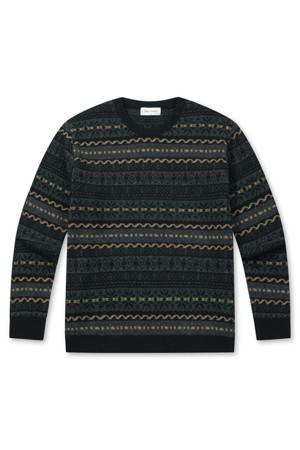 페어아일 라운드넥 스웨터