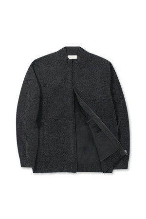 웨일 조직 융본딩 집업 가디건