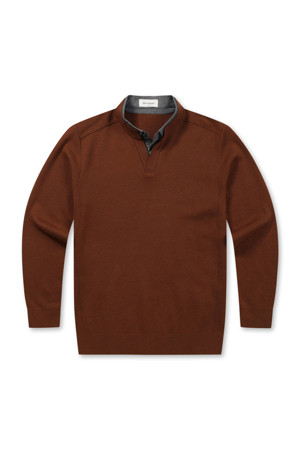 [이노버] 워셔블 셔츠 레이어드 스웨터