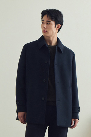 트윌 조직 하프 코트