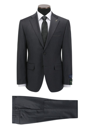 [셀렉션] 울100 그레이 솔리드 슈트