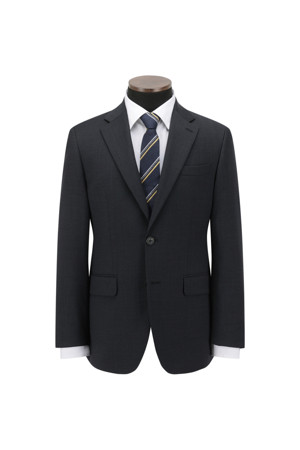 사계절 울블렌디드 차콜그레이 슈트 자켓