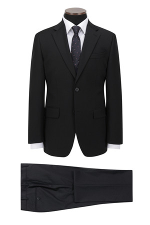 사계절 울블렌디드 블랙 슈트