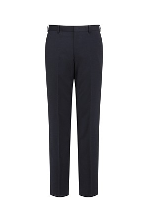 울/모헤어 네이비 마이크로 슈트 팬츠
