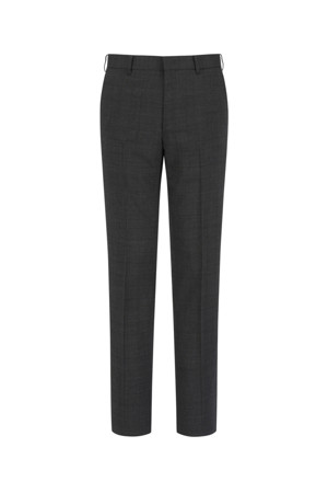 울블렌디드 차콜 체크 슈트 팬츠