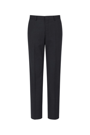 사계절 울 블렌디드 차콜그레이 슈트 팬츠