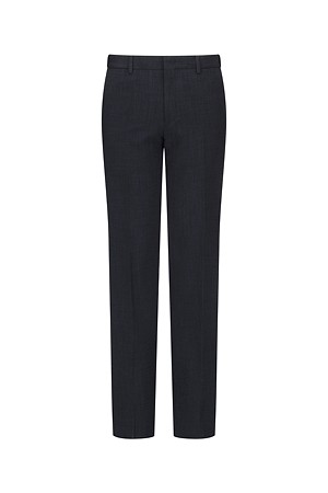마이크로 네이비 슬림 슈트 팬츠