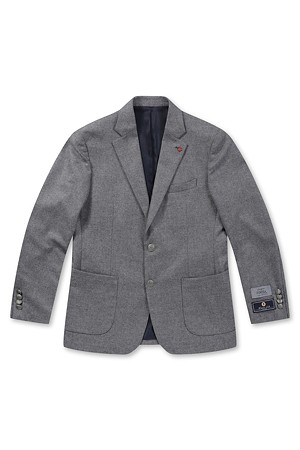 BLAZER CLUB_울캐시 헤링본 자켓