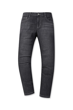 슬렌더핏 그레이 데님