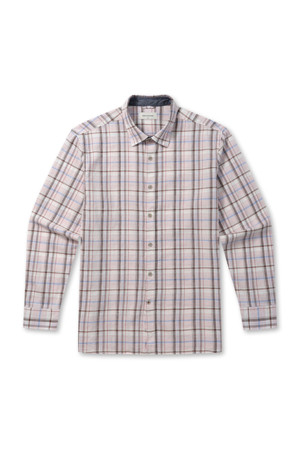 린넨코튼 멀티 체크 캐주얼셔츠
